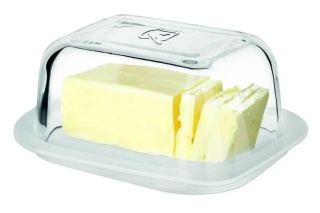 Maselnica maselniczka szklana pojemnik na masło do kuchni