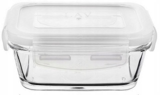 Pojemnik na żywność szklany lunch box 300 ml Lav Fresco