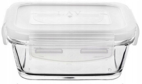 Pojemnik na żywność szklany lunch box 300 ml Lav Fresco