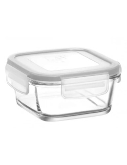 Pojemnik szklany na żywność lunch box do kuchni 375 ml Lav