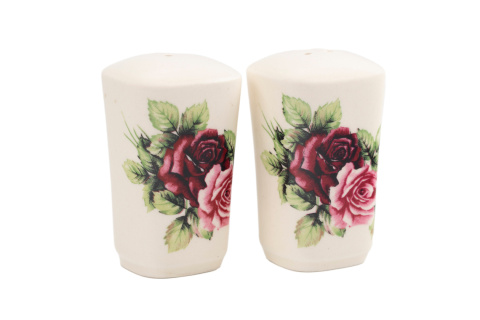 Solniczka i pieprzniczka Mieroszów sól pieprz róże