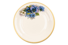 Spodek do filiżanki bratki kolekcja Mieroszów polska