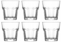 Szklanki do wody soku drinków 6 szt 200 ml niska Lav aras