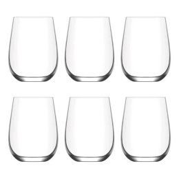 Szklanki do napojów wody soku 6 szt 360 ml Lav gaia