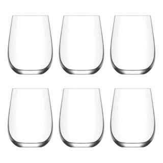 Szklanki do napojów wody soku 6 szt 360 ml Lav gaia