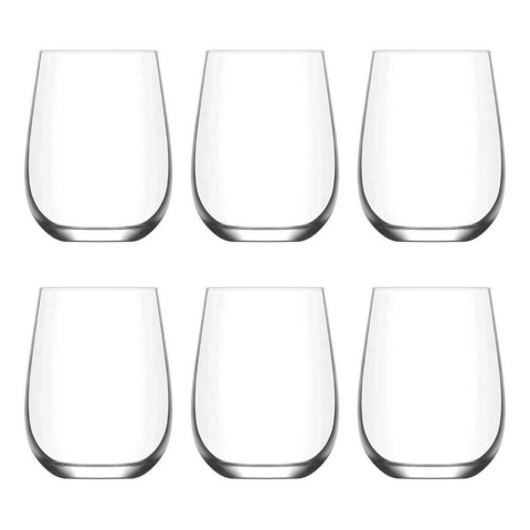 Szklanki do napojów wody soku 6 szt 360 ml Lav gaia