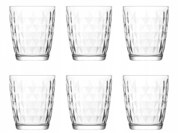 Szklanki do whisky wody soku 6 szt 200 ml niska Lav artemis