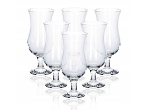 Kieliszki szklanki na stopce koktajlowe 6 szt Lav Fiesta