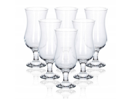 Kieliszki szklanki na stopce koktajlowe 6 szt Lav Fiesta