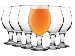 Szklanki na stopce kieliszki do piwa 6 szt 570 ml Lav Angelina