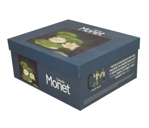 2 filiżanki ze spodkami Monet nenufars na urodziny porcelana