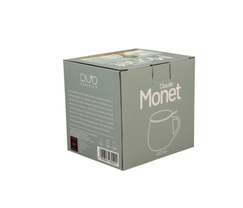 Zestaw kubek baryłka sitko Monet Woman with Parasol prezent