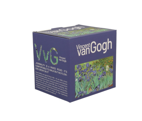 Kubek baryłka zaparzacz do herbaty ziół Gogh Irysy kwiaty