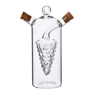 Karafka szklana butelka na oliwę ocet dozownik 2w1 Peter