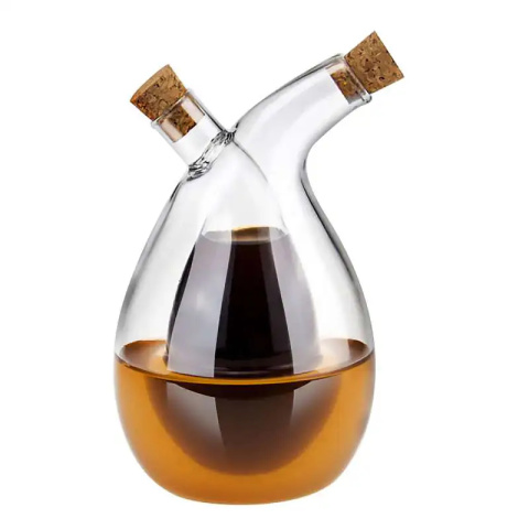 Butelka szklana na oliwę ocet karafka dozownik 2w1 Peter