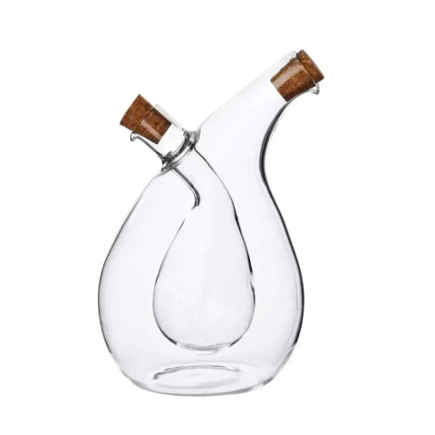 Butelka szklana na oliwę ocet karafka dozownik 2w1 Peter