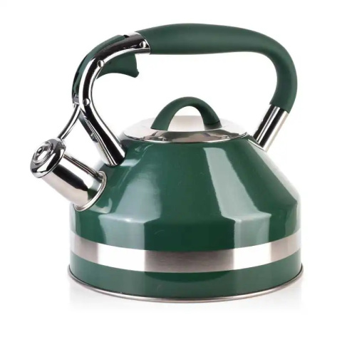 Czajnik do gotowania wody na gaz stalowy 2l zielony Georg