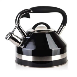 Czajnik do gotowania wody na gaz stalowy 2l czarny Georg