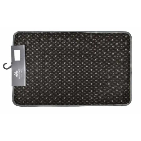 Dywanik do łazienki szary miękki bath zac 80x50 ozdobny