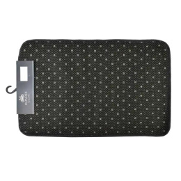 Dywanik do łazienki czarny miękki bath zac 80x50 ozdoba