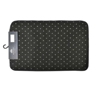 Dywanik do łazienki czarny miękki bath zac 80x50 ozdoba