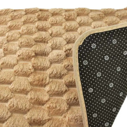 Dywanik antypoślizgowy do łazienki beżowy bath zac 80x50