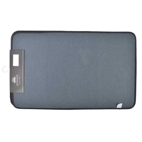 Dywaniki do łazienki komplet 2 sztuki szare miękkie zac