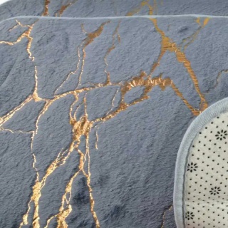 Dywaniki do łazienki szare miękkie bath zac 58x40 marmur