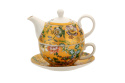 Filiżanka z dzbankiem English Collection tea for one kwiaty