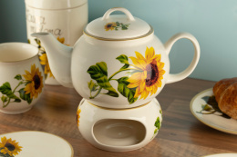 Imbryk do parzenia podgrzewacz sitko 1l słonecznik Mieroszów