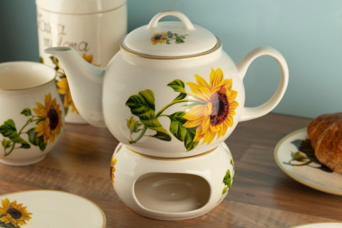 Dzbanek imbryk podgrzewacz 1l słonecznik Mieroszów