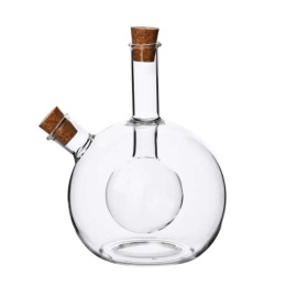 Butelka szklana na oliwę ocet karafka dozownik 2w1 Peter