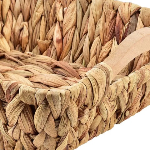 Koszyk na chleb kwadratowy hiacyntowy misa amparo drewno