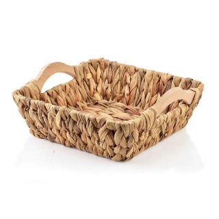 Koszyk na chleb kwadratowy hiacyntowy misa amparo drewno