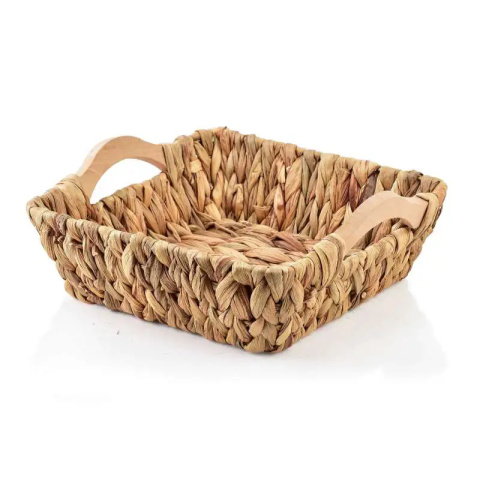 Koszyk na chleb kwadratowy hiacyntowy misa amparo drewno
