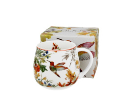 Kubek baryłka do herbaty Linnea na prezent ptak beczułka