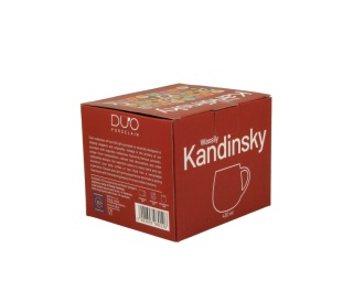 Kubek baryłka do kawy herbaty na prezent Kandinsky malarz