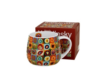 Kubek baryłka do kawy herbaty na prezent Kandinsky malarz