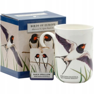 Kubek porcelanowy by Agata Hajdecka jaskółka na urodziny