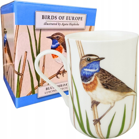 Kubek porcelanowy by Agata Hajdecka podróżniczek ptaki