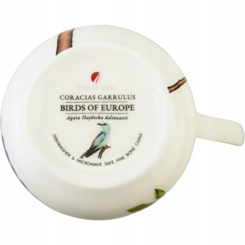Kubek porcelanowy by Agata Hajdecka kraska na prezent ptaki