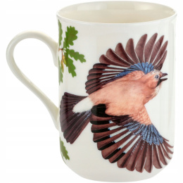 Kubek porcelanowy by Agata Hajdecka sójka ptaki na prezent