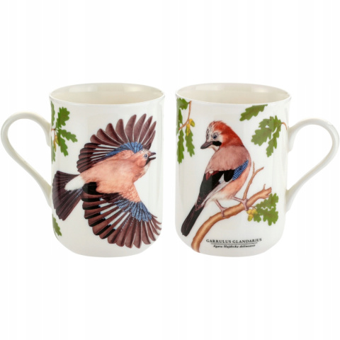 Kubek porcelanowy by Agata Hajdecka sójka ptaki na prezent