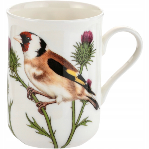 Kubek porcelana by Agata Hajdecka szczygieł ptaki prezent