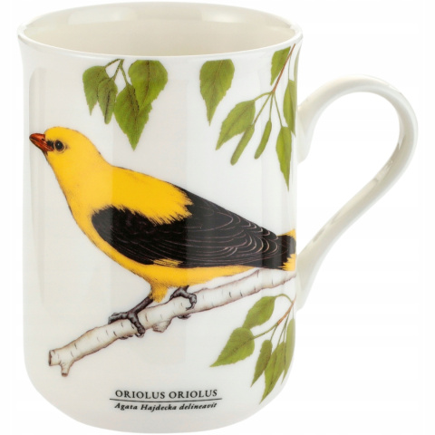 Kubek do kawy porcelana by Agata Hajdecka wilga ptaki