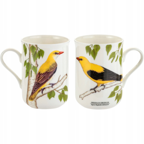 Kubek do kawy porcelana by Agata Hajdecka wilga ptaki