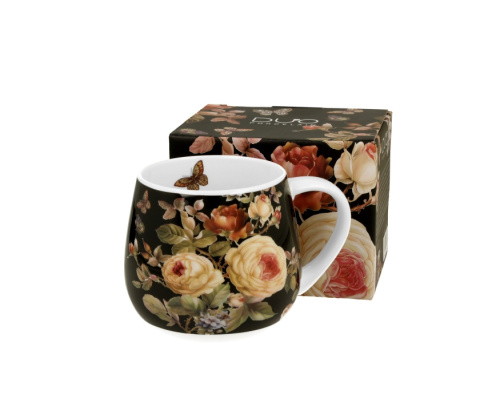 Kubek porcelanowy na prezent baryłka Warda kwiaty