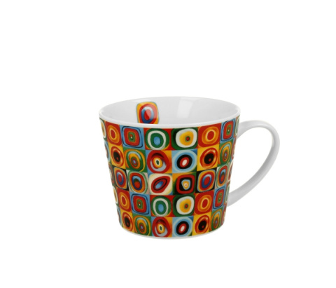 Kubek prosty Kandinsky kolorowy do kawy herbaty na prezent