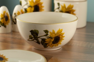 Miska ceramiczna słoneczniki Mieroszów polska miseczka