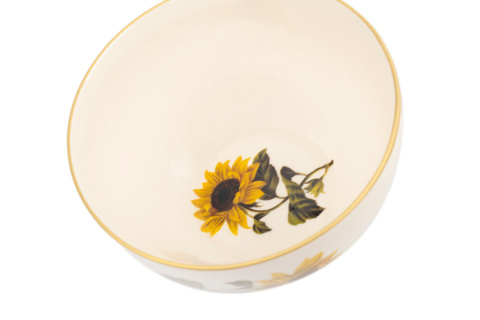 Miska ceramiczna słoneczniki Mieroszów polska miseczka